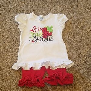 Embroidered back to school set